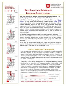 Dual Language Immersion Brief