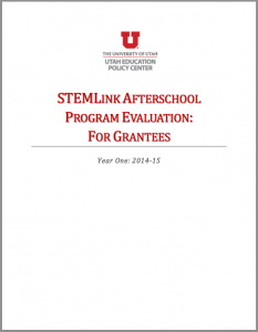 STEMLink Afterschool Program Evaluation: For Grantees, 2015