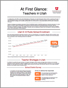 At First Glance: Teachers in Utah