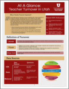 At A Glance: Teacher Turnover in Utah