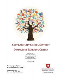 Salt Lake City School District Community Learning Centers (CLC), 2012