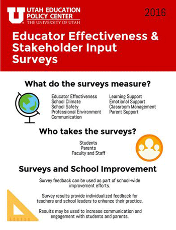 Educator Effectiveness and Stakeholder Input Survey flyer