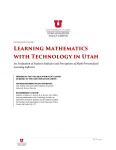 Learning Mathematics with Technology in Utah