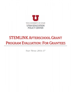 STEMLINK Afterschool Grant Program Evaluation, 2018